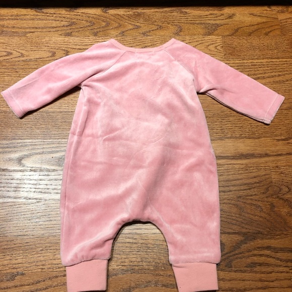 NEW | Angel Dear | Blush Velour Kimono Coverall - Picture 5 of 7